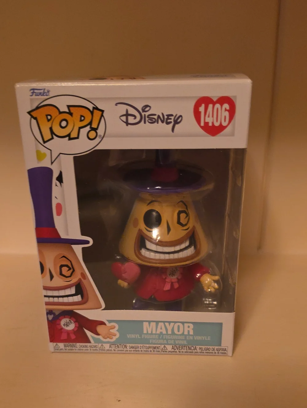 Funko Disney Mayor Pop! Vinyl - Red, Purple & Yellow